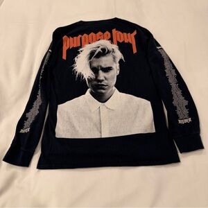Justin Bieber Official Purpose Tour Long Sleeve shirt